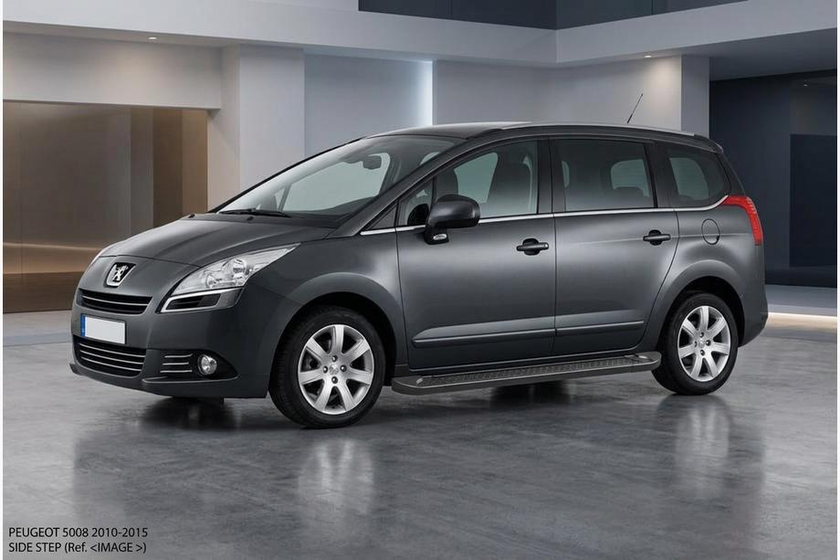 Peugeot 5008 2009-2016 Trittbretter Allmond Black (2 Stk., Aluminium) Image