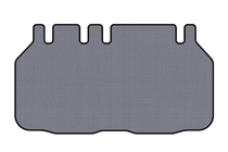 Toyota Previa 2006-2019 Gummimatte für Kofferraum Carsuit (6-Sitzer, grau) Foto 1