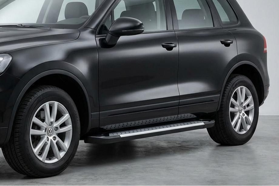Porsche Cayenne 2003–2010 Trittbretter Allmond (2 Stk., Aluminium) Image