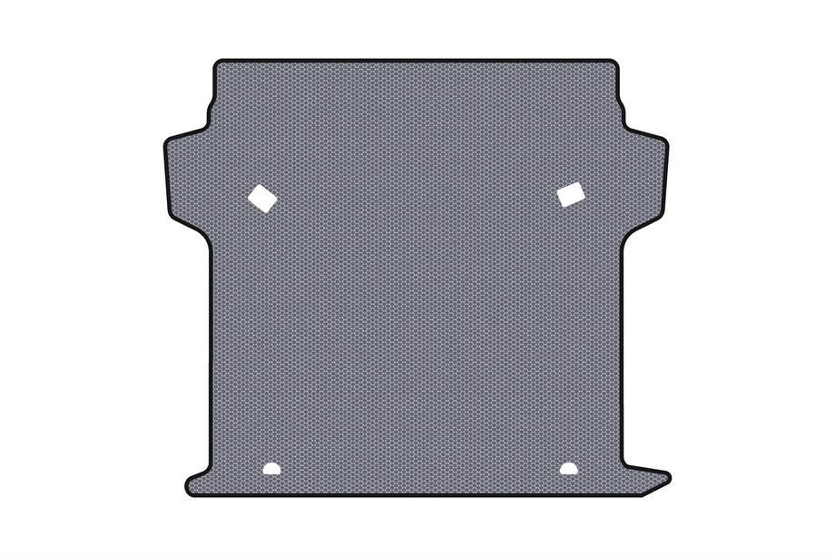 Fiat Doblo II 2010-2022 Gummimatte für Kofferraum Carsuit (Grau) Foto 1