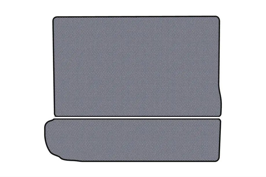 Citroen C-4 Picasso 2013–2022 Gummimatte für Kofferraum Carsuit (3. Reihe umgeklappt, grau) Image