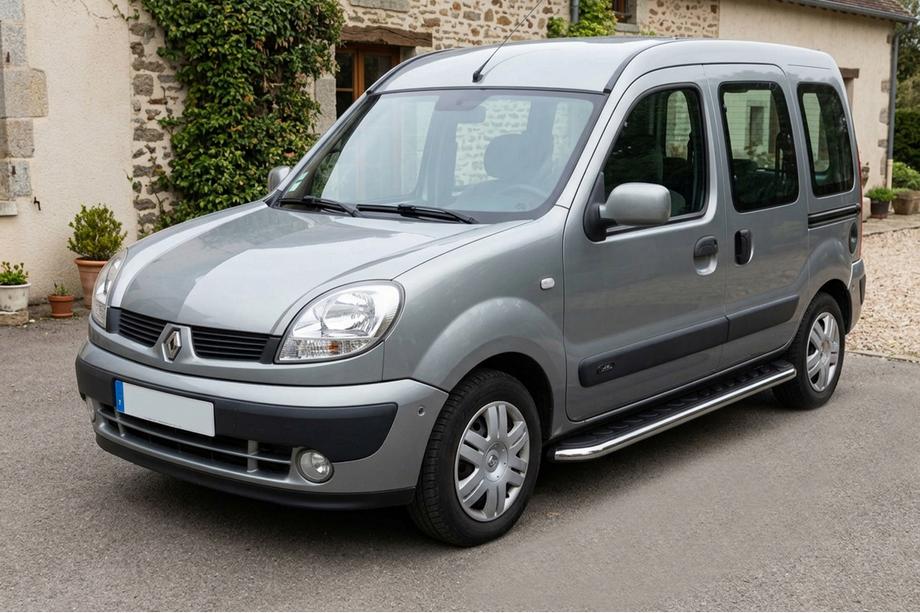 Renault Kangoo 1998-2008 Trittbretter Maydos V1 (2 Stk., Aluminium & Edelstahl) Image