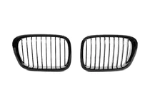 BMW 5 Series E39 1996-2003 Nieren 1-Bar (2000-2003, Schwarz Glanz) Foto 2