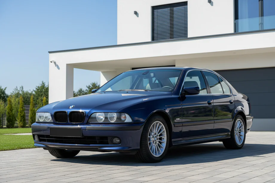 BMW 5 Series E39 1996-2003 Nieren 1-Bar (2000-2003, Schwarz Glanz) Image