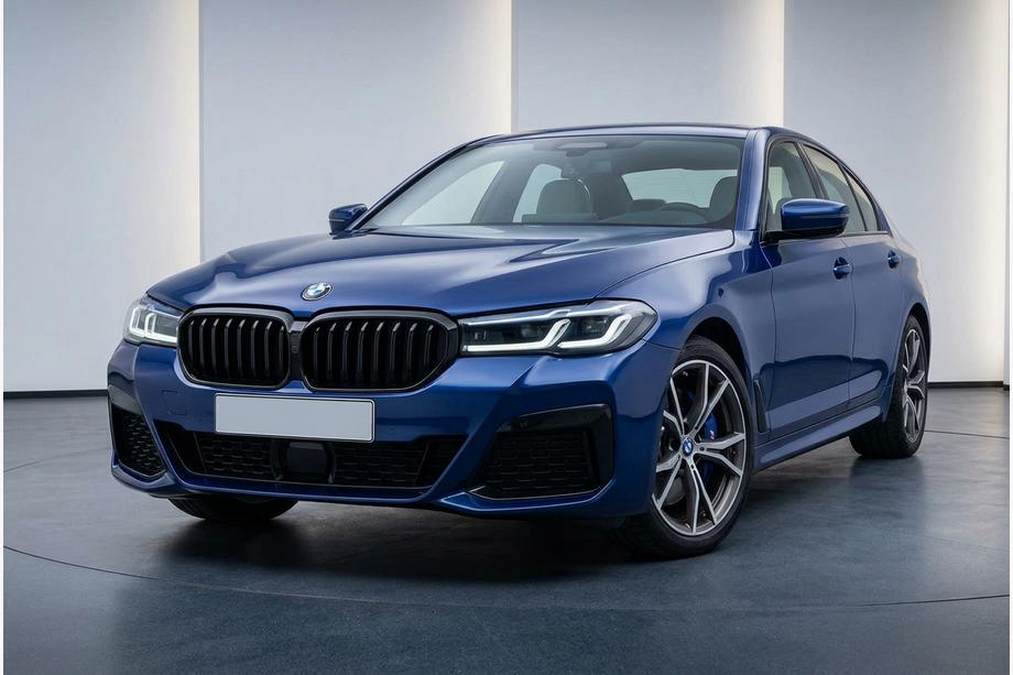 BMW 5er G30/G31 2017–2023 M-Look V2 Nieren (2021-2023, Schwarz Glanz) Image
