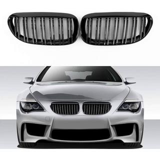 Nieren M-Look (Schwarz Glanz) BMW 6 Series E63/E64 2003-2010 Foto 1