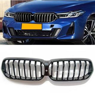 Nieren 1-Bar (2020-2023, Schwarz Glanz) BMW 6 Series G32 2017- Foto 1