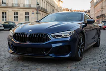 BMW 8 Series G14/G15/G16 2018- Nieren 1-Bar (2018-2022, Schwarz Glanz) Foto 1