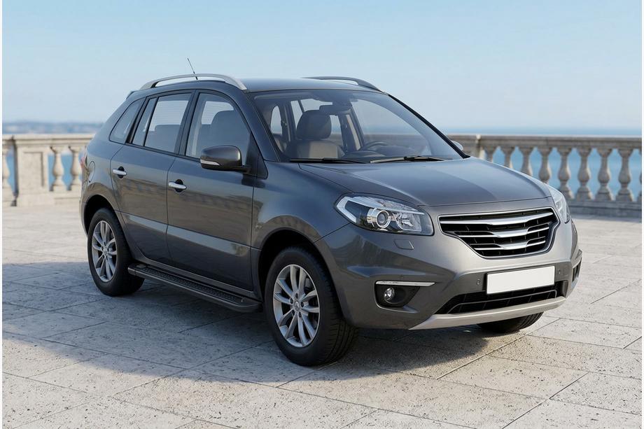 Renault Koleos 2008-2016 Trittbretter Allmond Black (2 Stk., Aluminium) Image