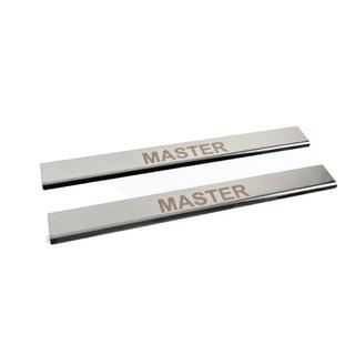 Einstiegsleisten (2 Stk, Edelstahl) Renault Master 1998-2010 Foto 3