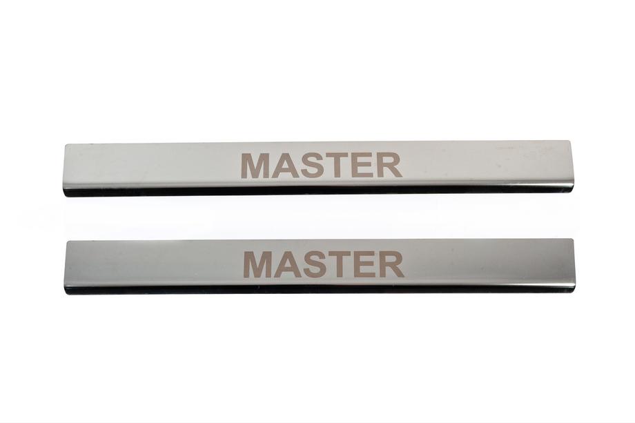 Renault Master 1998-2010 Einstiegsleisten (2 Stk, Edelstahl) Image