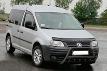 Volkswagen Caddy 2004-2010 Frontbügel WT004 Schwarz (Edelstahl) Foto 3