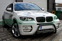 BMW X5 E70 2007-2013 Frontbügel WT003 Schwarz Edelstahl Foto 1