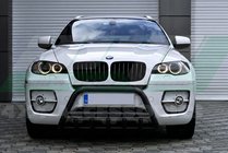 BMW X5 E70 2007-2013 Frontbügel WT003 Schwarz Edelstahl Foto 2