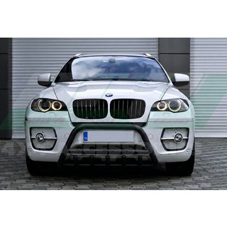 Frontbügel WT003 Schwarz Edelstahl BMW X5 E70 2007-2013 Foto 2