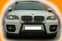 BMW X6 E71 2008–2014 Frontbügel WT003 Schwarz Edelstahl Foto 4