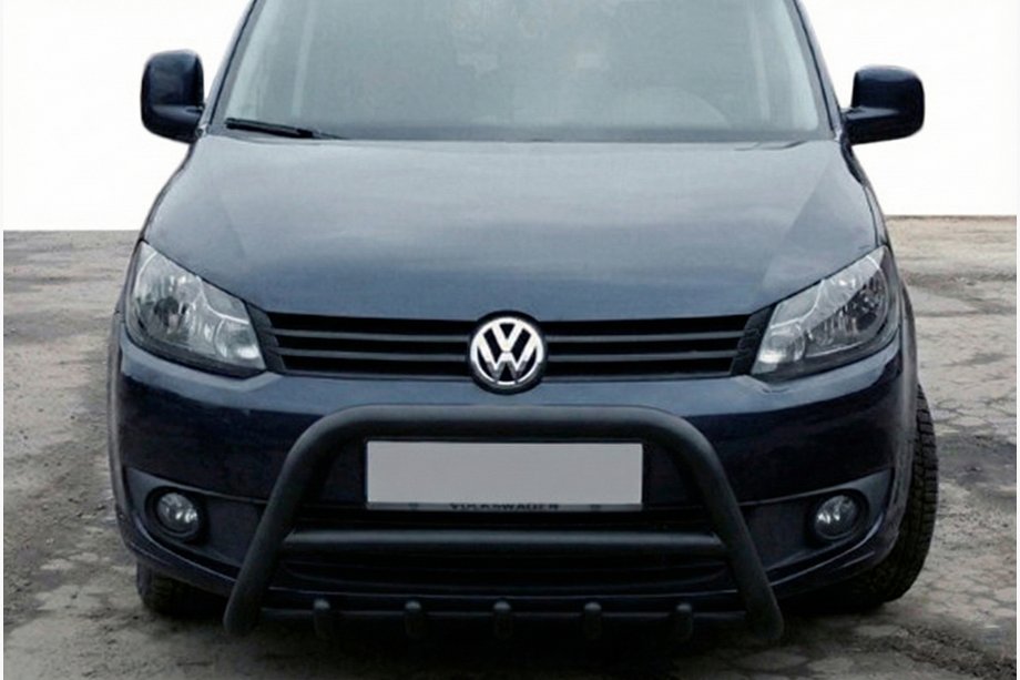 Volkswagen Caddy 2015-2020 Frontbügel WT003 Schwarz Edelstahl Image