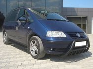 Volkswagen Sharan 1995-2010 Frontbügel WT003 Schwarz Edelstahl Foto 3