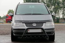 Volkswagen Sharan 1995-2010 Frontbügel WT004 Schwarz (Edelstahl) Foto 2