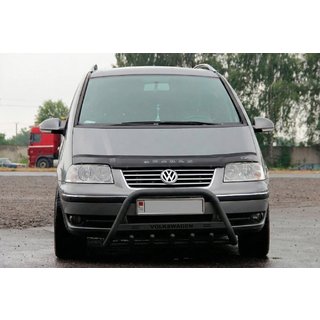 Frontbügel WT004 Schwarz (Edelstahl) Volkswagen Sharan 1995-2010 Foto 2