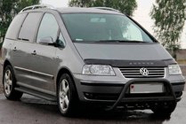 Volkswagen Sharan 2010-2023 Frontbügel WT004 Schwarz (Edelstahl) Foto 3