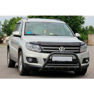 Frontbügel WT003 Schwarz Edelstahl Volkswagen Tiguan 2007-2016 Foto 1
