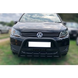 Frontbügel WT004 Schwarz (Edelstahl) Volkswagen Touran 2003-2010 Foto 1