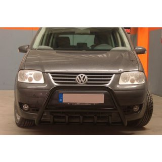 Frontbügel WT003 Schwarz Edelstahl Volkswagen Touran 2003-2010 Foto 1