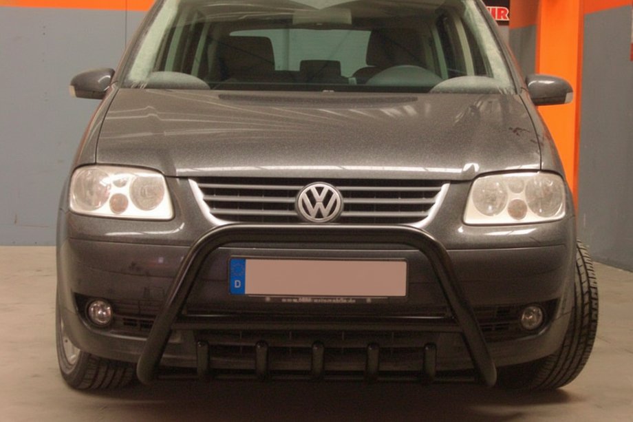 Volkswagen Touran 2003-2010 Frontbügel WT003 Schwarz Edelstahl Image