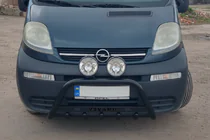 Opel Vivaro 2001–2015 Frontbügel WT004 Schwarz (Edelstahl) Foto 1