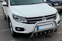 Volkswagen Tiguan 2007-2016 Frontbügel WT004 Edelstahl Foto 3