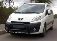 Citroen Jumpy 2007–2017 Frontbügel WT003 Schwarz Edelstahl Foto 1