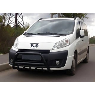 Frontbügel WT003 Schwarz Edelstahl Citroen Jumpy 2007–2017 Foto 1