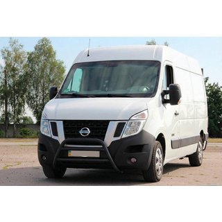 Frontbügel WT018 Schwarz (Edelstahl) Opel Movano 2010-2021 Foto 2