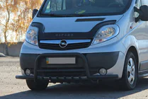 Renault Trafic 2001–2015 Frontschutzbügel Exclusive Black (Edelstahl) Foto 2