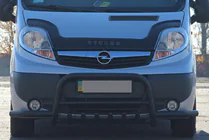 Renault Trafic 2001–2015 Frontschutzbügel Exclusive Black (Edelstahl) Foto 3