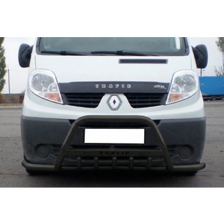 Frontschutzbügel Exclusive Black (Edelstahl) Renault Trafic 2001–2015 Foto 1