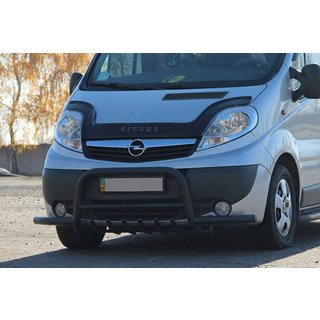Frontschutzbügel Exclusive Black (Edelstahl) Renault Trafic 2001–2015 Foto 2