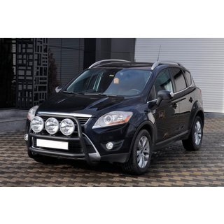 Frontbügel WT018 Schwarz (Edelstahl) Ford Kuga 2008-2013 Foto 1
