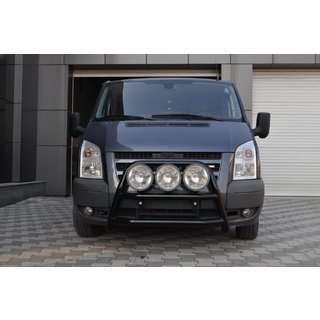 Frontbügel WT018 Schwarz (2006-2014, Edelstahl) Ford Transit 2000–2014 Foto 1