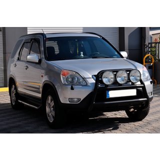 Frontbügel WT018 Schwarz (Edelstahl) Honda CRV 2001-2006 Foto 1