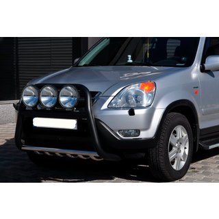 Frontbügel WT018 Schwarz (Edelstahl) Honda CRV 2001-2006 Foto 2