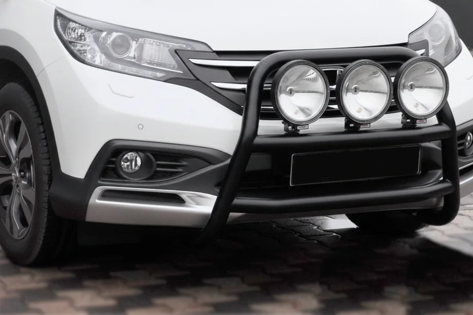 Honda CRV 2012-2016 Frontschutz WT018 Schwarz (Edelstahl) Image