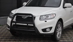 Hyundai Santa Fe 2 2006-2012 Frontbügel WT018 Schwarz (Edelstahl) Foto 1