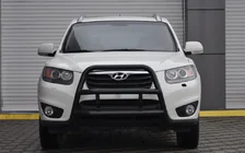 Hyundai Santa Fe 2 2006-2012 Frontbügel WT018 Schwarz (Edelstahl) Foto 2