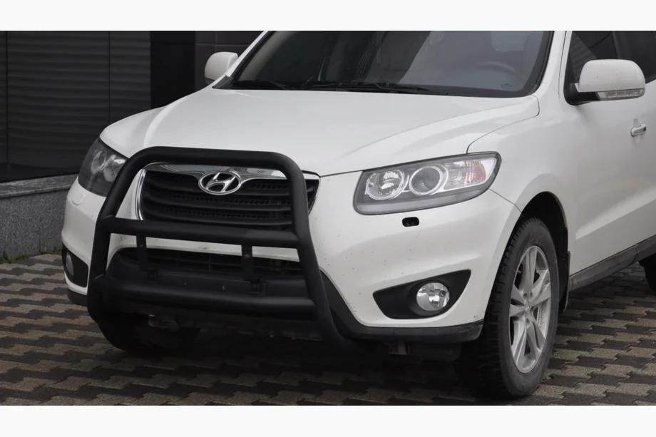 Hyundai Santa Fe 2 2006-2012 Frontbügel WT018 Schwarz (Edelstahl) Image