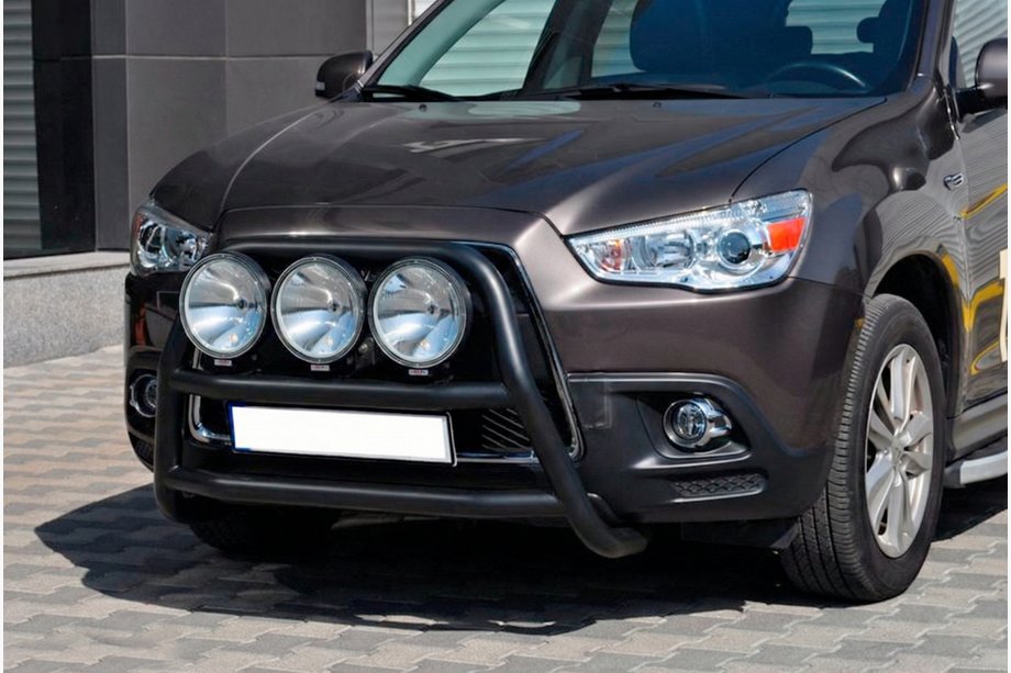 Mitsubishi ASX 2010-2023 Frontbügel WT018 Schwarz (Edelstahl) Image