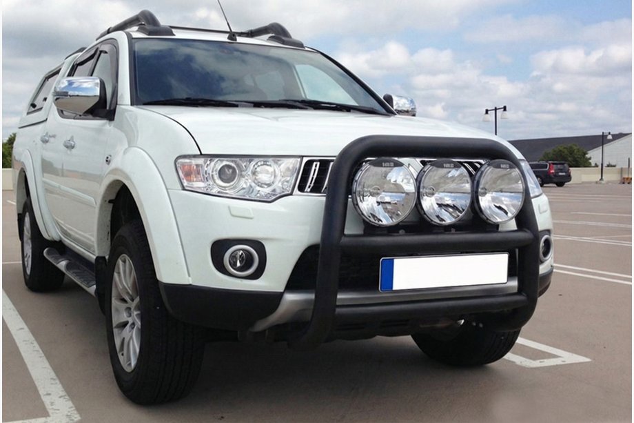 Mitsubishi L200 2006-2015 Frontbügel WT018 Schwarz (Edelstahl) Image