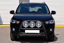 Mitsubishi Outlander 2006-2012 Frontbügel WT018 Schwarz (Edelstahl) Foto 1