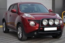 Nissan Juke 2010-2019 Frontbügel WT018 Schwarz (Edelstahl) Foto 3